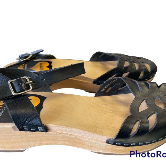 Toffel Swedish Hasbeen Clogs Wooden Sandals - Picture 5 of 15